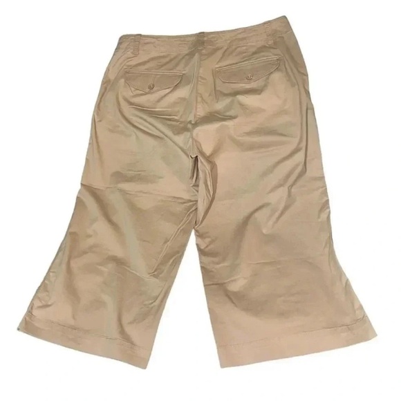 Rafaella Tan Capri Pants Lightweight Casual Fit - Picture 2 of 4